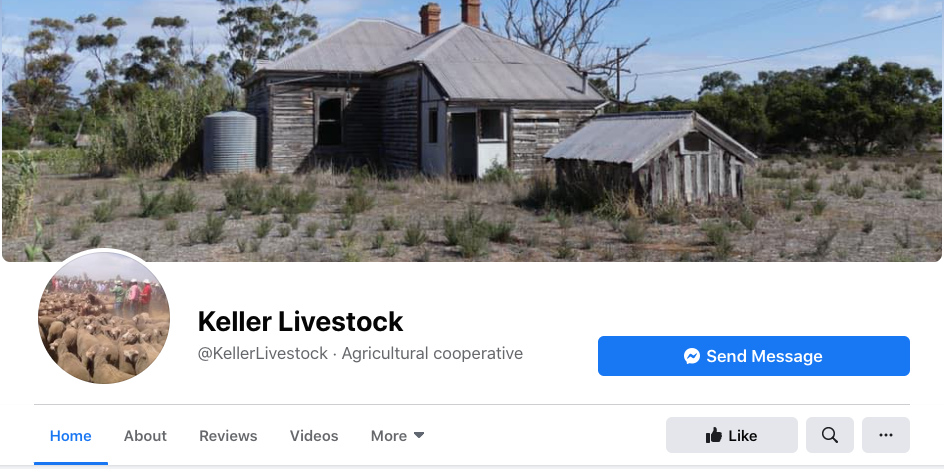 Keller Livestock Facebook